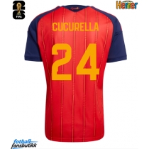 Spania Marc Cucurella #24 Hjemmedrakt VM 2026 Kortermet